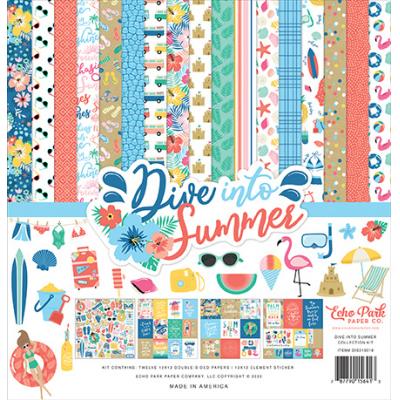 Echo Park Dive Into Summer Designpapier - Collection Kit